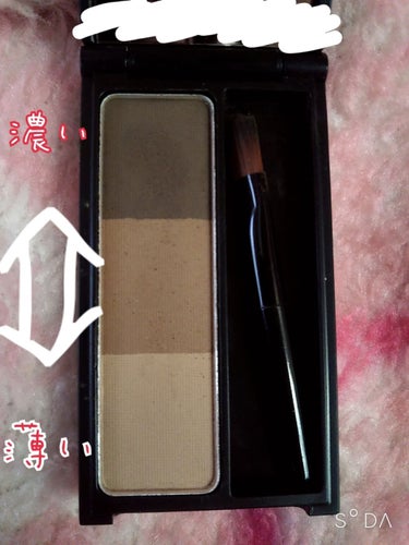 UR GLAM　EYEBROW POWDER/U R GLAM/パウダーアイブロウを使ったクチコミ（3枚目）