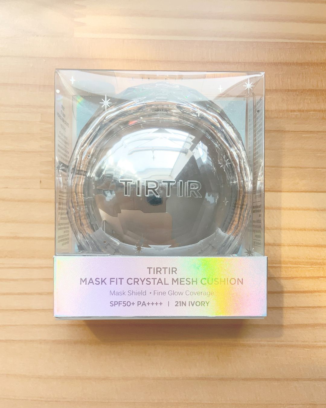 マスクフィット クリスタルメッシュクッション/TIRTIR(ティルティル)/クッションファンデーションを使ったクチコミ（1枚目）