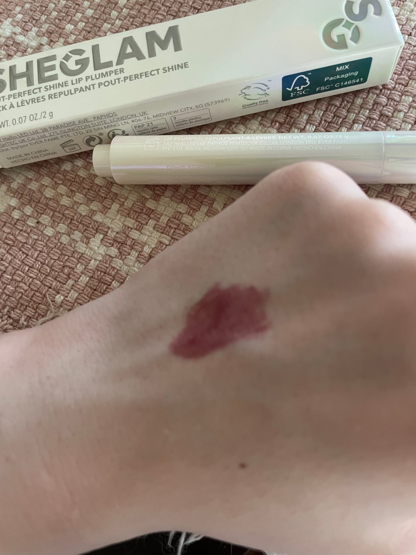 パーフェクトシャインリッププランパー/SHEGLAM/リッププランパーを使ったクチコミ(2枚目)