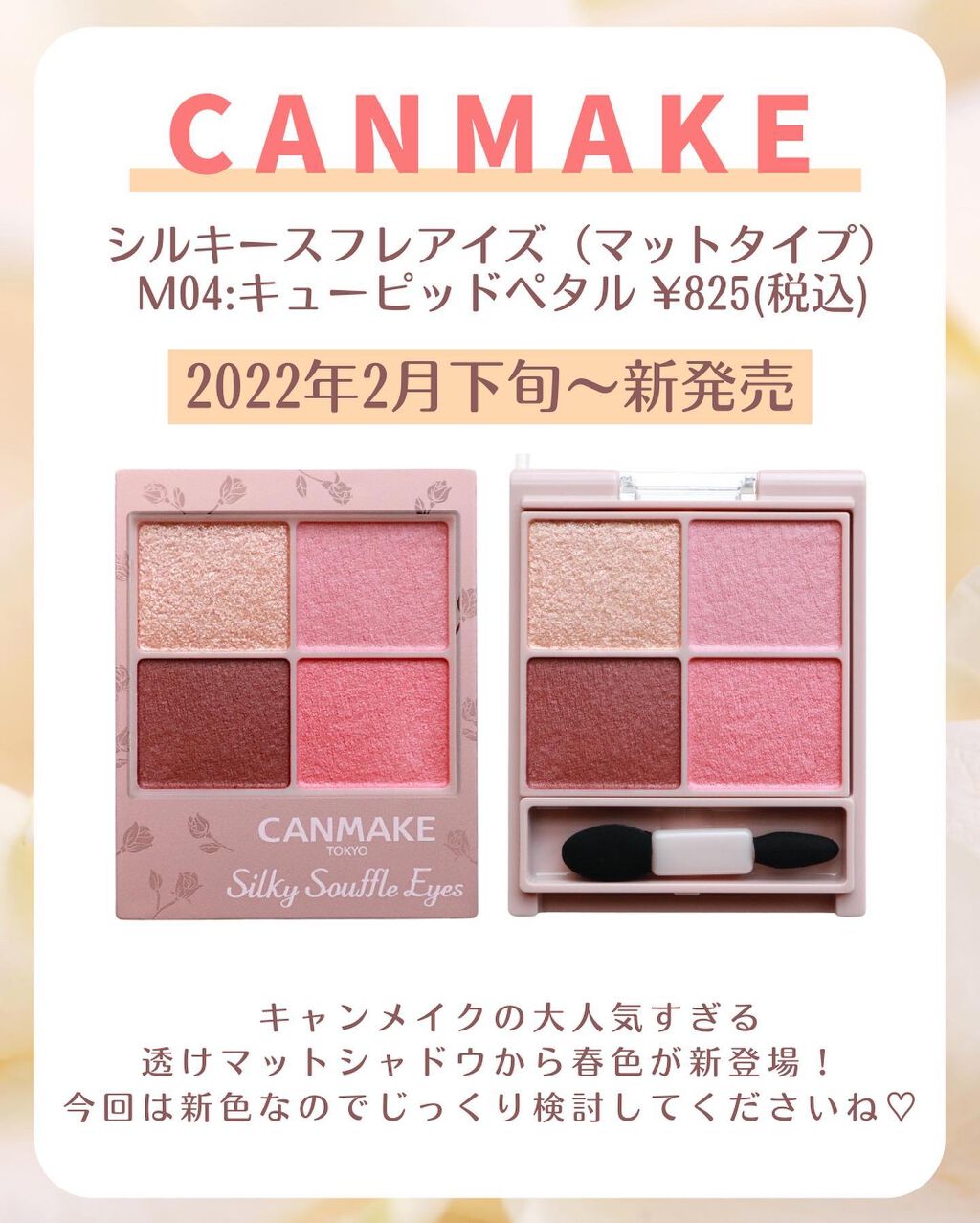 シルキースフレアイズ（マットタイプ）/キャンメイク/アイシャドウパレットを使ったクチコミ（2枚目）