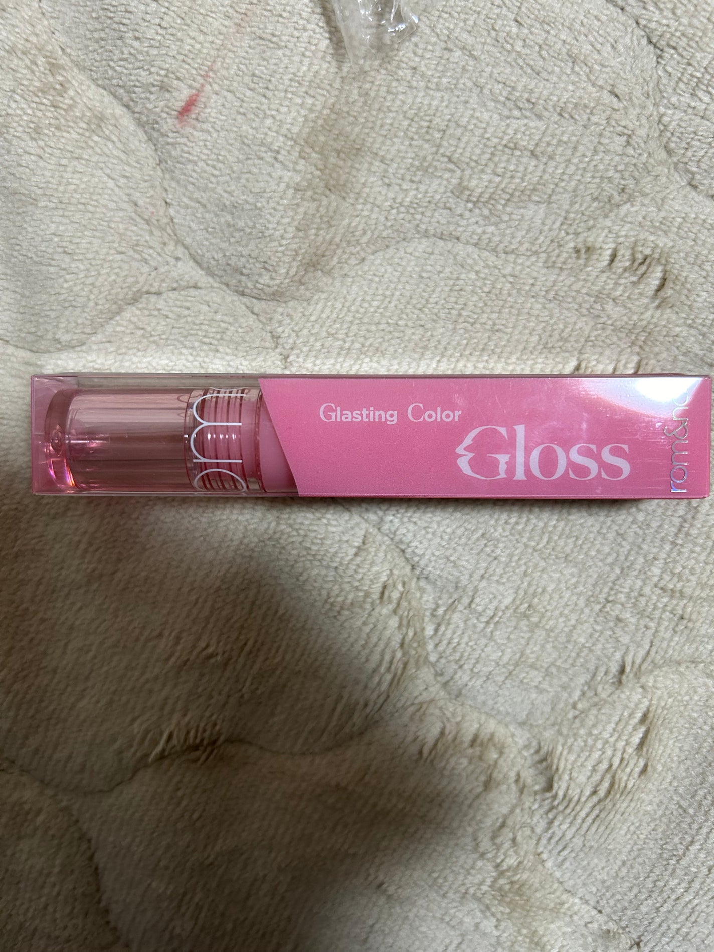 グラスティングカラーグロス/rom&nd/リップグロスを使ったクチコミ(1枚目)