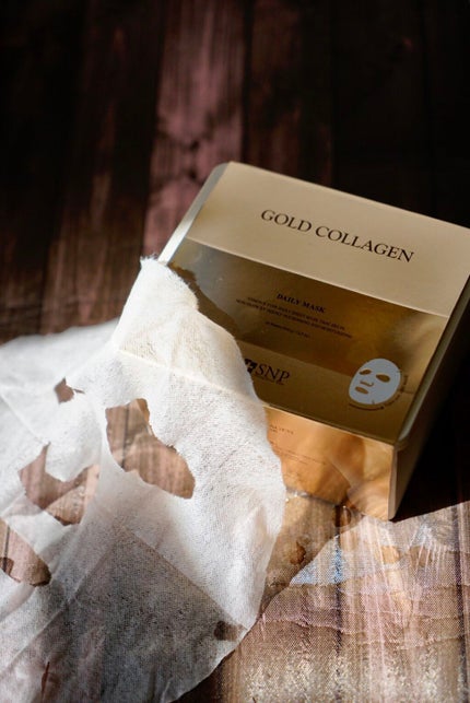 ゴールドコラーゲンデイリーマスク/SNP/シートマスク・パックを使ったクチコミ(6枚目)