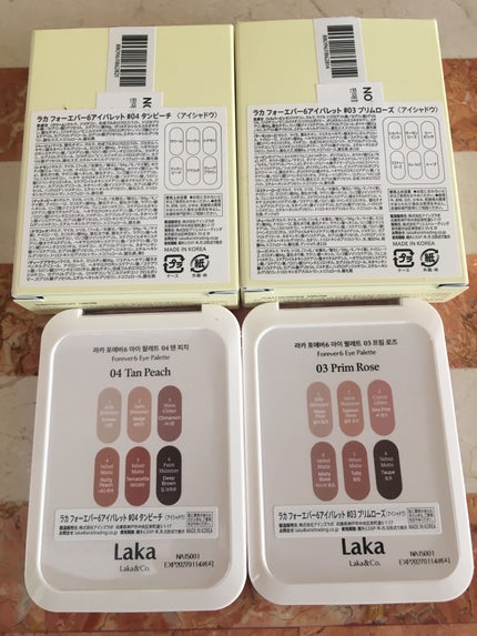 フォーエバー6アイパレット/Laka/アイシャドウパレットを使ったクチコミ(4枚目)