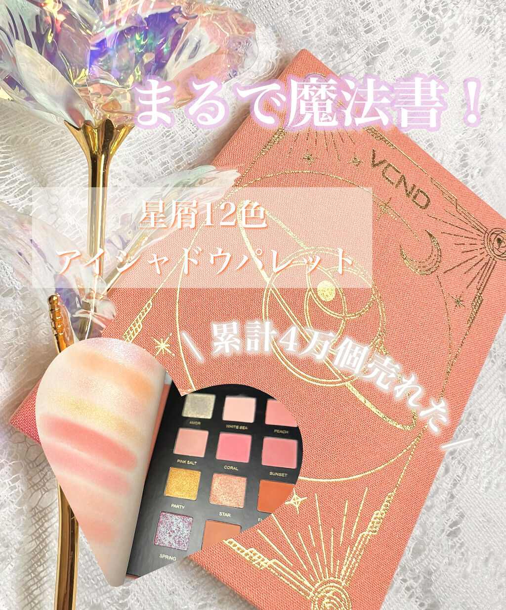 星空12色アイシャドウパレット/VCND/アイシャドウパレットを使ったクチコミ（1枚目）