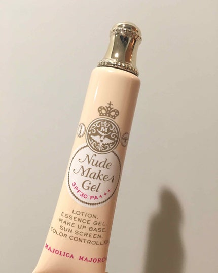 MAJOLICA MAJORCA ヌードメークジェルのクチコミ「マジョリカマジョルカ
ヌードメークジェル
25g・1,300円
化粧下地、ファンデーション、コ.....」(1枚目)