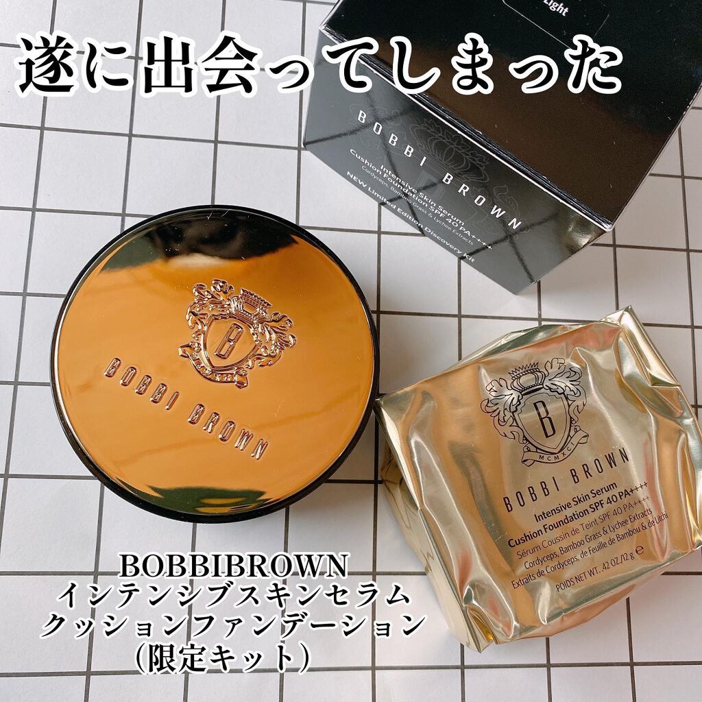 インテンシブ スキン セラム クッション ファンデーション/BOBBI BROWN/クッションファンデーションを使ったクチコミ(1枚目)
