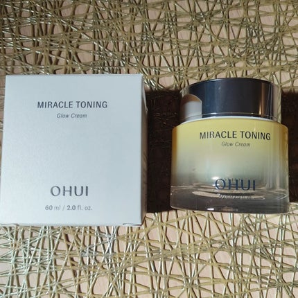 ミラクルトーニンググロークリーム/OHUI/フェイスクリームを使ったクチコミ(3枚目)