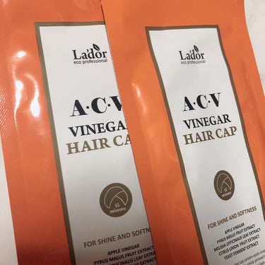 ACV VINEGAR HAIR CAP /La'dor/アウトバストリートメントを使ったクチコミ（2枚目）