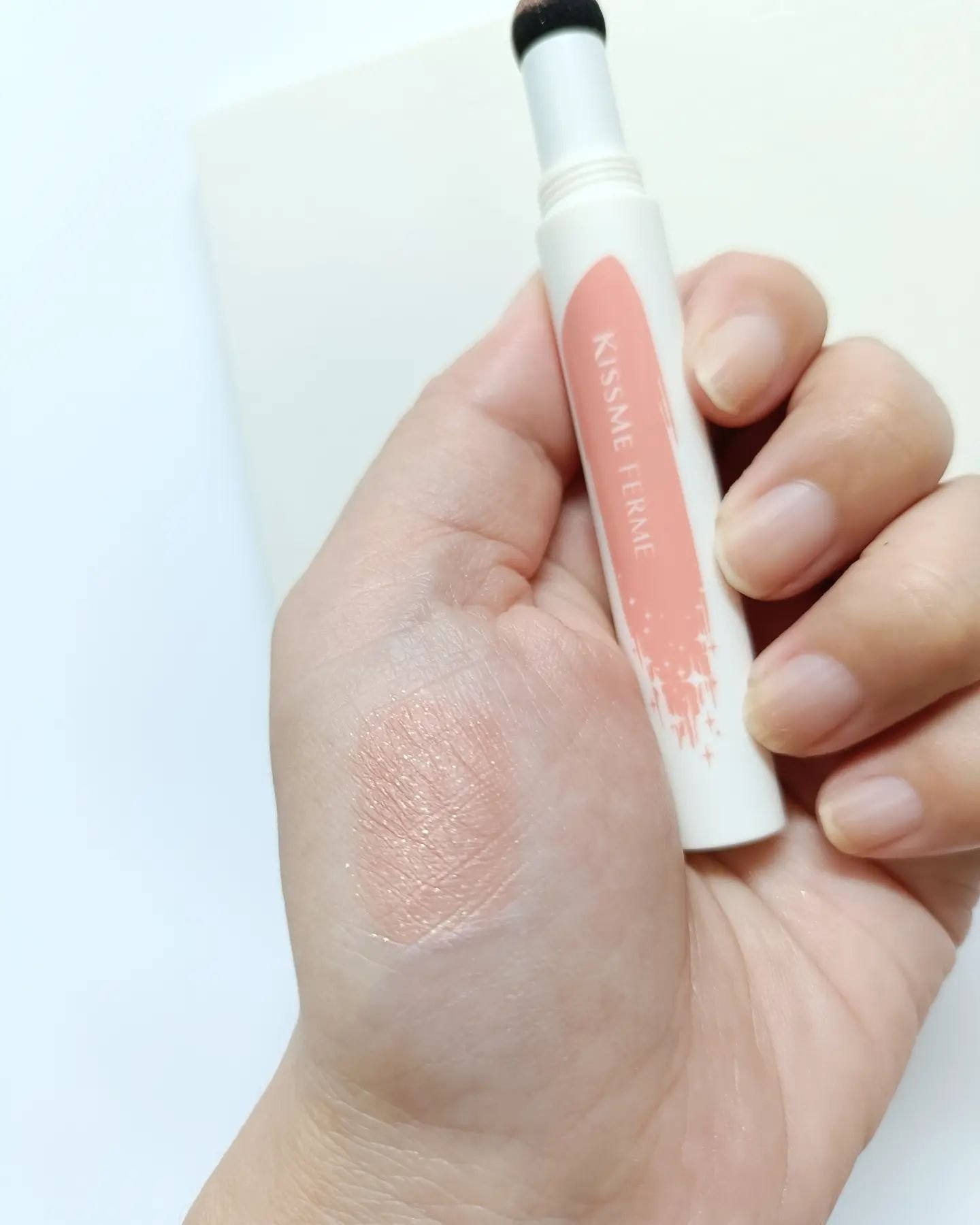 クッションチップアイカラーN/キスミー フェルム/単色アイシャドウを使ったクチコミ（3枚目）