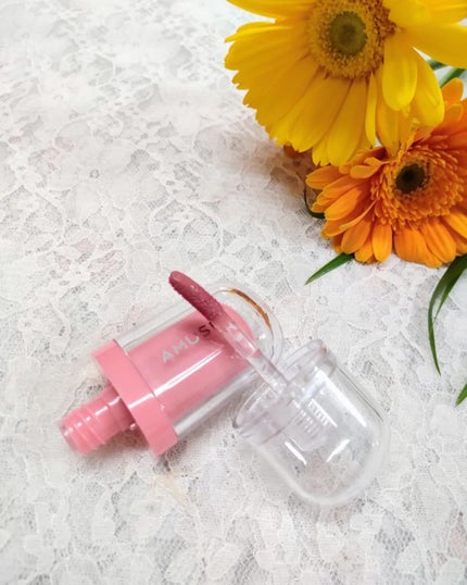 ジェルフィットティント/AMUSE/リップティントを使ったクチコミ(3枚目)