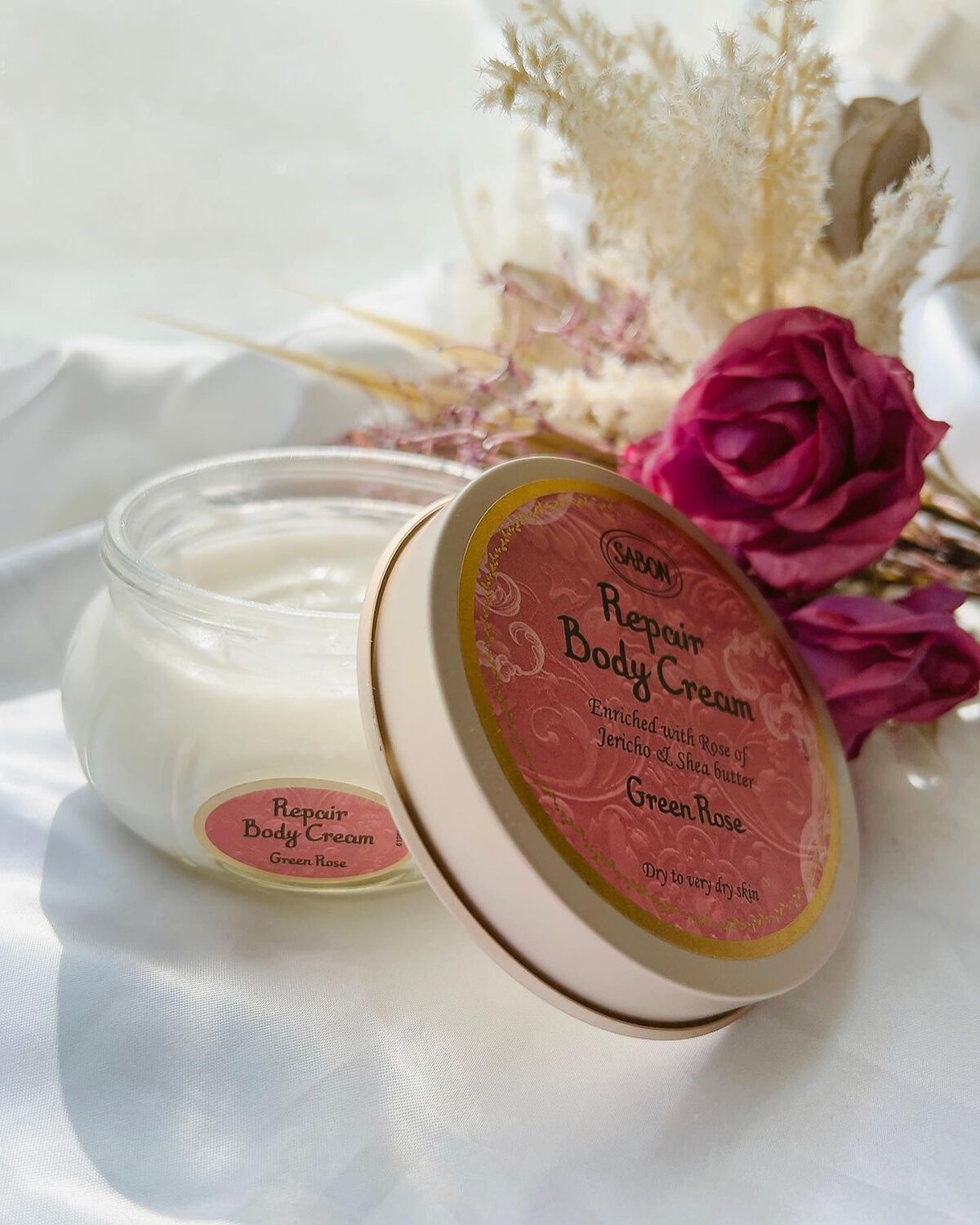 リペアボディクリーム グリーン・ローズ/SABON/ボディクリームを使ったクチコミ（1枚目）