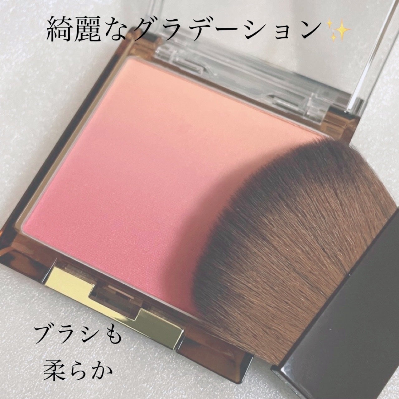 オーラティック ブラッシュ/excel/パウダーチークを使ったクチコミ(2枚目)