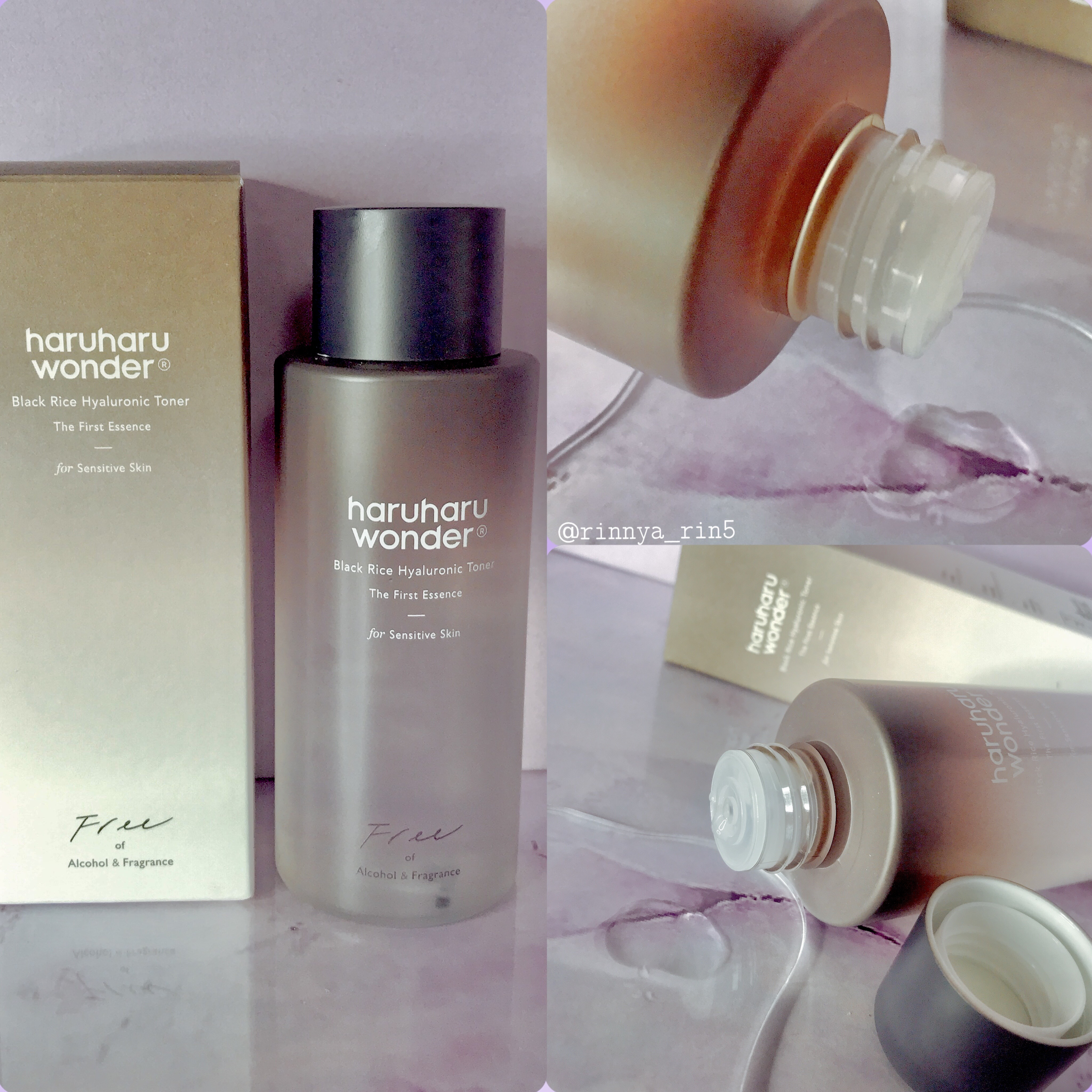 ブラックライス ヒアルロニックトナー/haruharu wonder/化粧水を使ったクチコミ（3枚目）