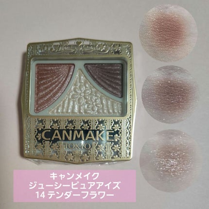 ジューシーピュアアイズ/キャンメイク/アイシャドウパレットを使ったクチコミ(2枚目)