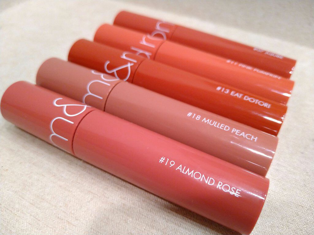 ジューシーラスティングティント/rom&nd/リップティントを使ったクチコミ（1枚目）