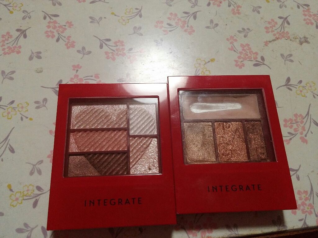 トリプルレシピアイズ/インテグレート/アイシャドウパレットを使ったクチコミ（1枚目）