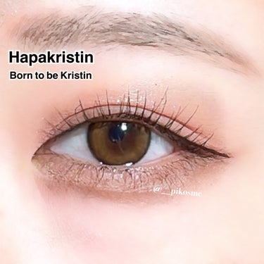 Hapakristin Born to be Kristin/Hapa kristin/カラーコンタクトレンズを使ったクチコミ（4枚目）