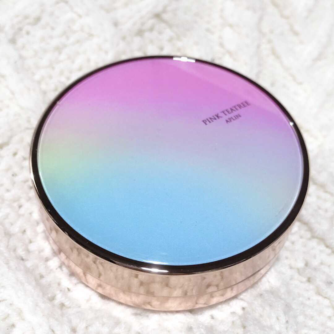 ピンクティーツリーカバークッション/APLIN/クッションファンデーションを使ったクチコミ（2枚目）