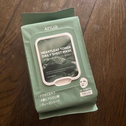 ドクダミトナーデイリーシートマスク/Anua/シートマスク・パックを使ったクチコミ(1枚目)