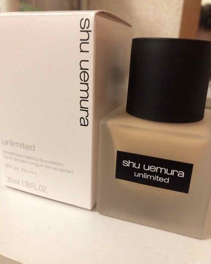 (旧)アンリミテッド ラスティング フルイド/shu uemura/リキッドファンデーションを使ったクチコミ(1枚目)