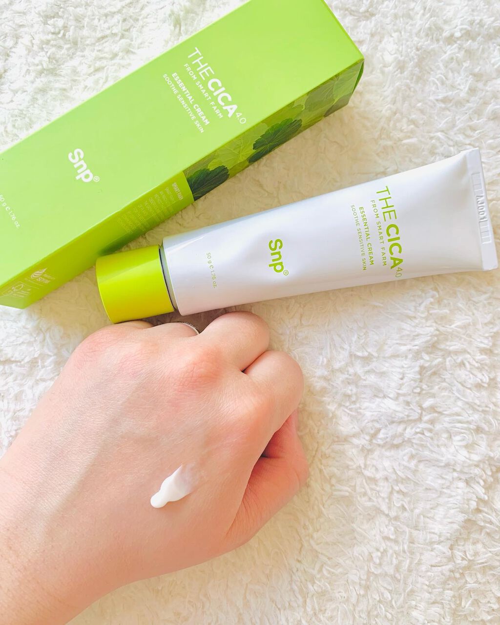 THE CICA 4.0 エッセンシャルクリーム/SNP/フェイスクリームを使ったクチコミ（3枚目）