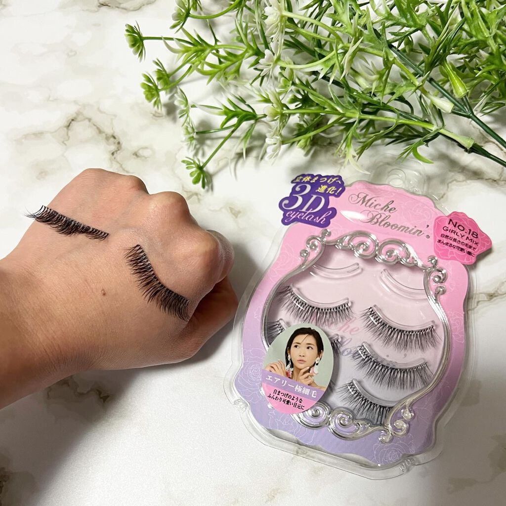 ミッシュブルーミン 3Dアイラッシュライン/ミッシュブルーミン/つけまつげを使ったクチコミ(2枚目)