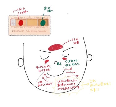 ミックスカラーチークN 10ペールハイライト/CEZANNE/パウダーチークの画像