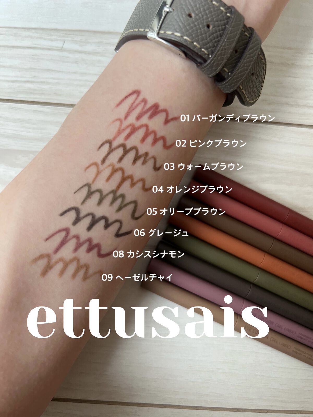 エテュセ ラスティング ジェルライナー/ettusais/ジェルアイライナーを使ったクチコミ（1枚目）