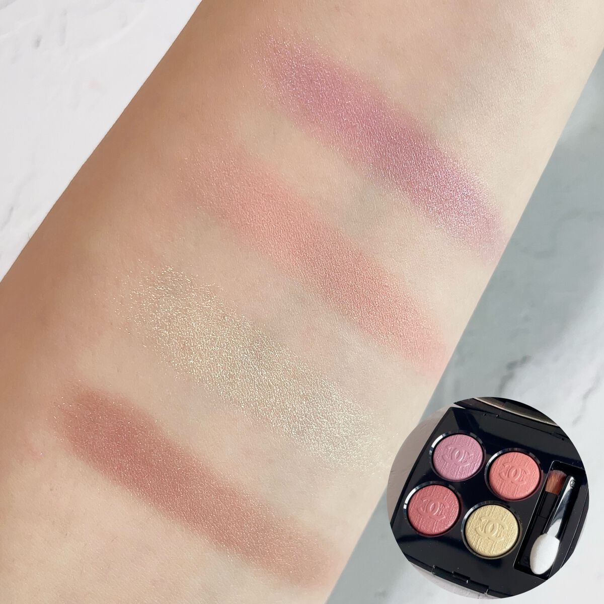 レ キャトル オンブル/CHANEL/アイシャドウパレットを使ったクチコミ(3枚目)