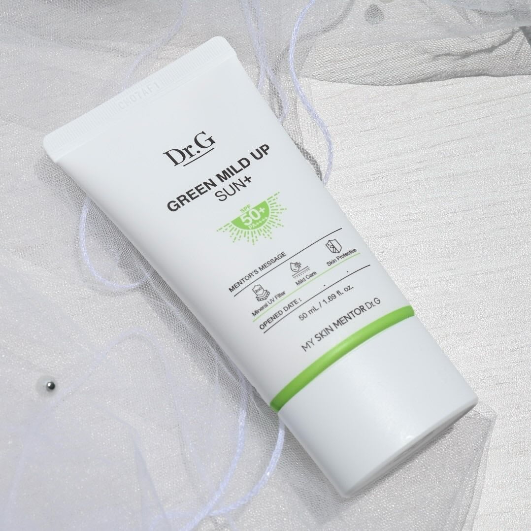 グリーンマイルドアップサンプラス/Dr.G/日焼け止めクリームを使ったクチコミ(4枚目)
