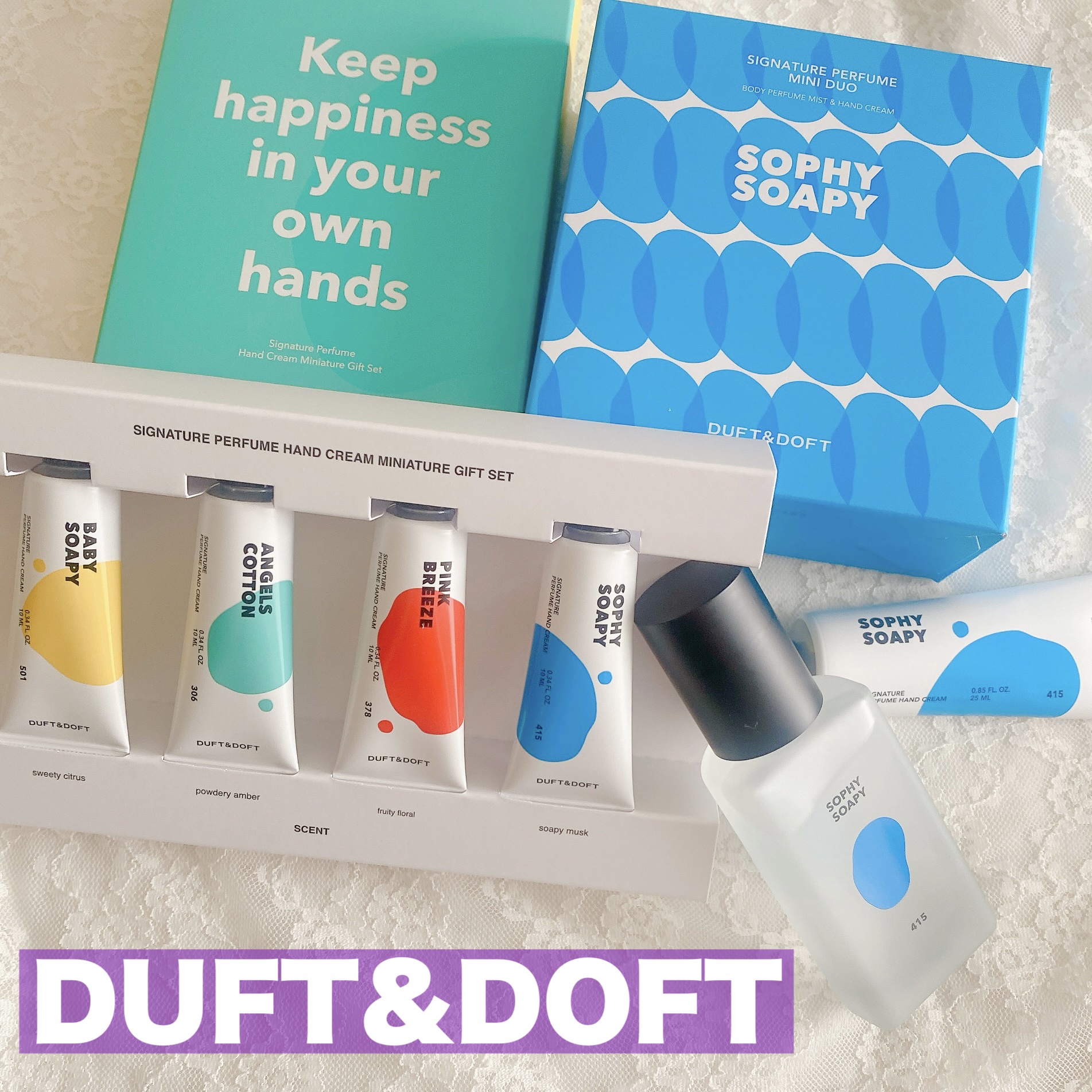 SOPHY SOAPY ミニデュオセット/DUFT&DOFT/ハンドクリームを使ったクチコミ（1枚目）