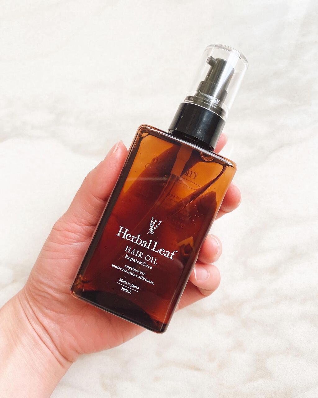 オーガニックヘアオイル フレッシュティーの香り/ハーバルリーフ/ヘアオイルを使ったクチコミ(1枚目)