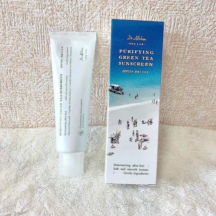 ピュリファインググリーンティーサンスクリーン/Dr.Althea/日焼け止めクリームを使ったクチコミ(1枚目)