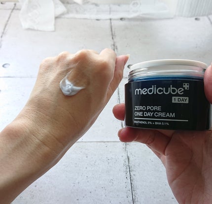 ゼロ毛穴1DAYクリーム/MEDICUBE/フェイスクリームを使ったクチコミ(1枚目)