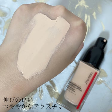 SHISEIDO シンクロスキン ラディアントリフティング ファンデーションのクチコミ「SHISEIDO
シンクロスキン ラディアントリフティング ファンデーション
130 Opal.....」（3枚目）