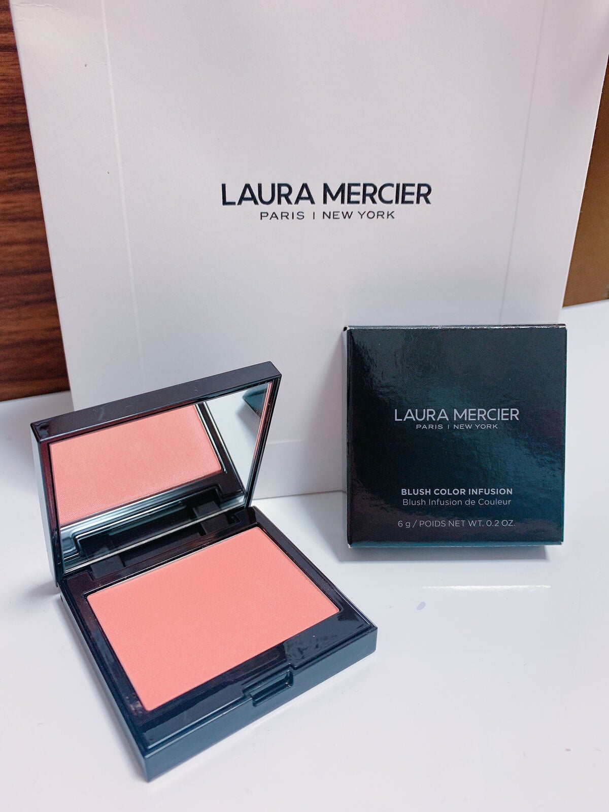 ブラッシュ カラー インフュージョン/ローラ メルシエ/パウダーチークを使ったクチコミ(1枚目)