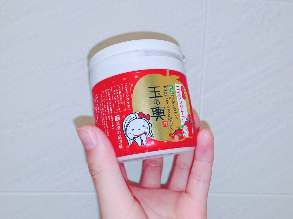 豆乳よーぐるとぱっく 玉の輿 赤のエイジングケア/豆腐の盛田屋/洗い流すパック・マスクを使ったクチコミ(1枚目)