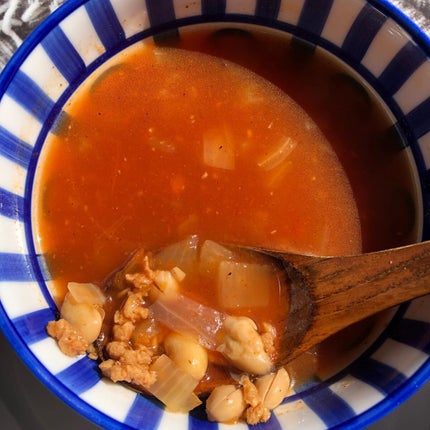 nana@フォロバ100 on LIPS 「今日のお昼は、ベジインのお豆たっぷりチリコンカン風スープとベジ..」(4枚目)