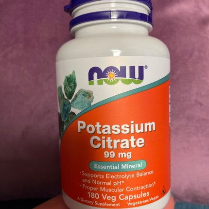 クエン酸カリウム 99mg/Now Foods/健康サプリメントを使ったクチコミ(1枚目)