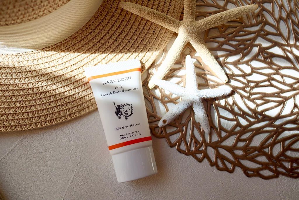 BABY BORN 日焼け止め乳液のクチコミ「日焼け止めミルクを
使ってみたよ😊♬✨
⁡
⁡
-----------------------.....」（2枚目）