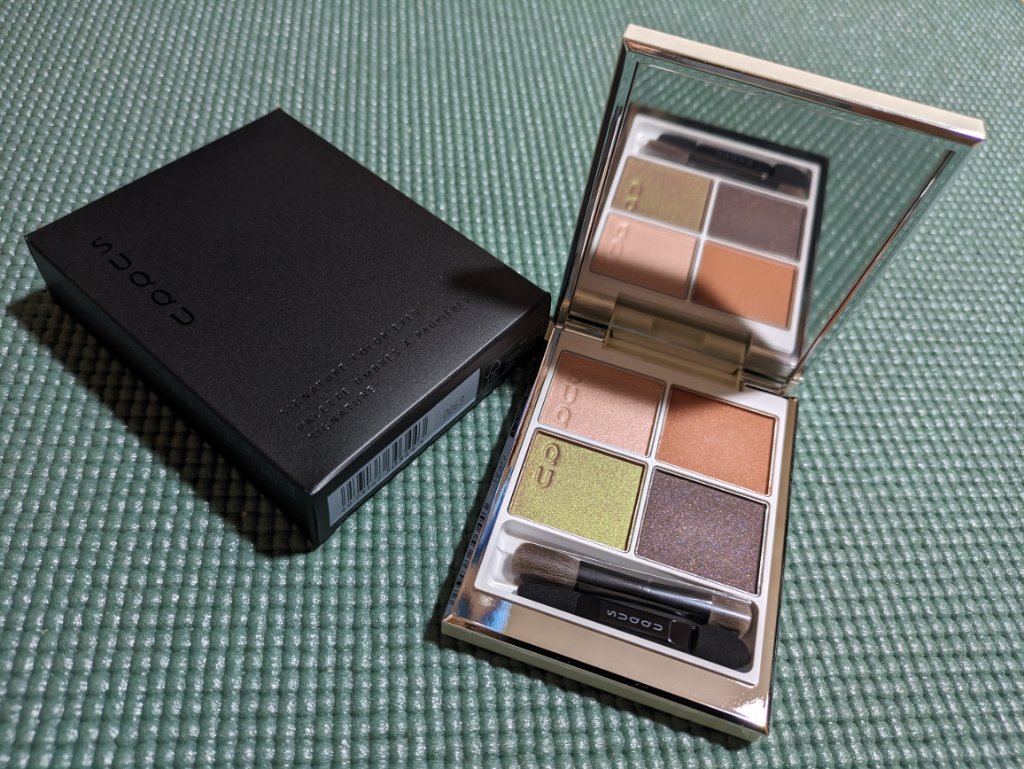 シグニチャー カラー アイズ 125 光舞 -HIKARIMAI　/SUQQU/アイシャドウパレットを使ったクチコミ（2枚目）