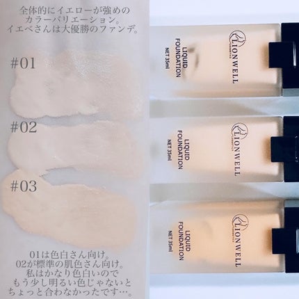 スキンフィット ファンデーション/LionWell(ライオンウェル)/リキッドファンデーションを使ったクチコミ(5枚目)