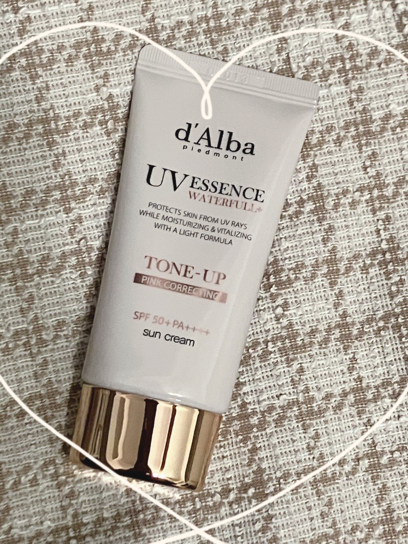 ウォータフルトーンアップサンクリーム/ダルバ/日焼け止めクリームを使ったクチコミ(1枚目)