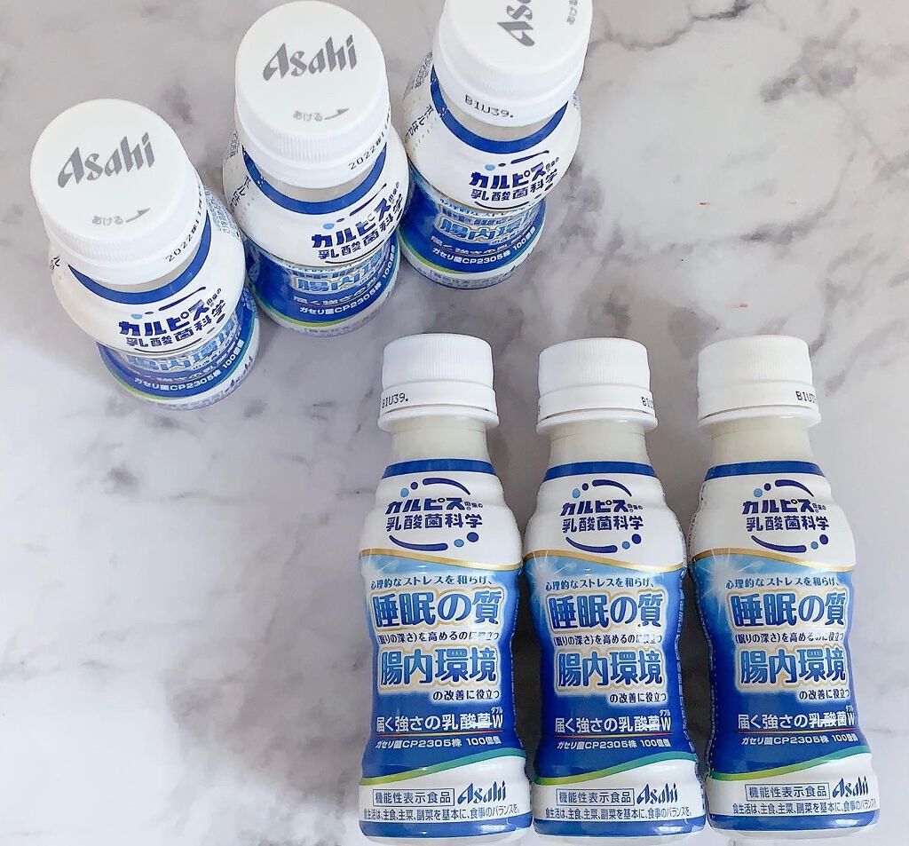カルピス 睡眠の質 腸内環境/カルピス/乳酸菌飲料 by みーみ♡フォロバ