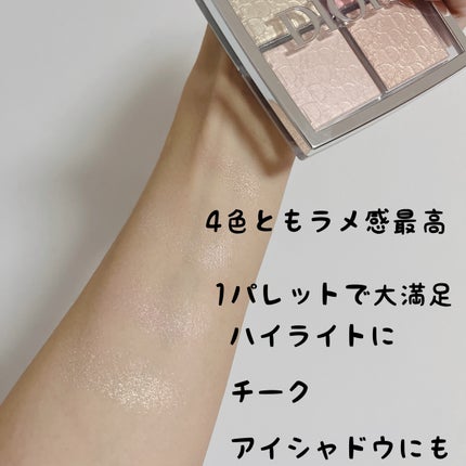 ディオール バックステージ フェイス グロウ パレット/Dior/ハイライトを使ったクチコミ(3枚目)