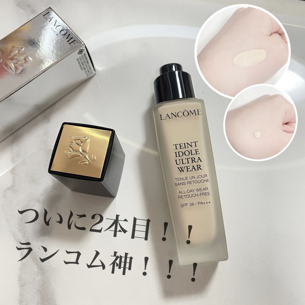 タンイドル ウルトラ ウェア リキッド B-01/LANCOME/リキッドファンデーションを使ったクチコミ（1枚目）