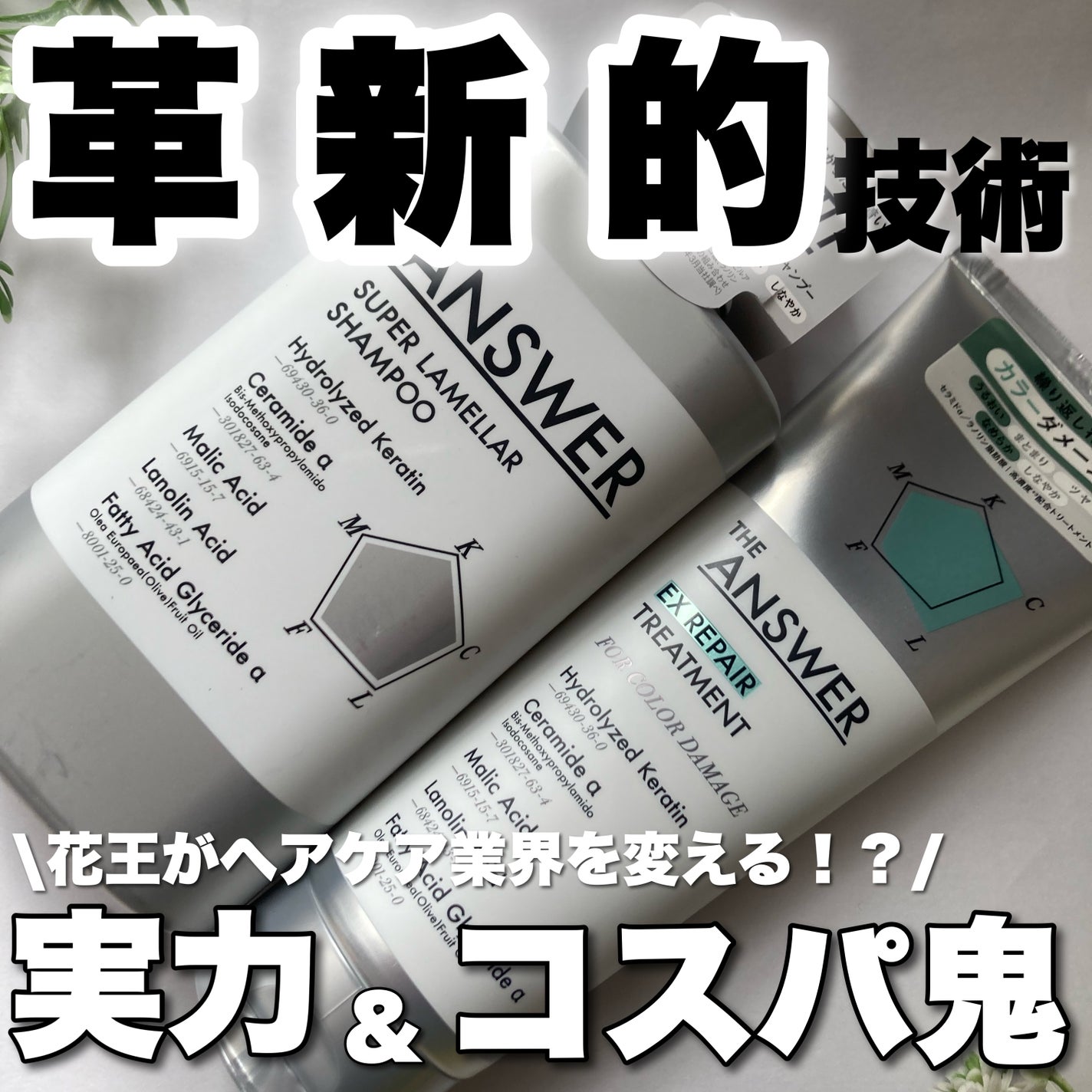 THE ANSWER スーパーラメラシャンプー/THE ANSWER/市販シャンプーを使ったクチコミ(1枚目)