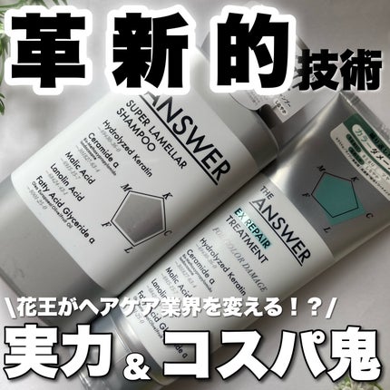 THE ANSWER スーパーラメラシャンプー/THE ANSWER/市販シャンプーを使ったクチコミ(1枚目)