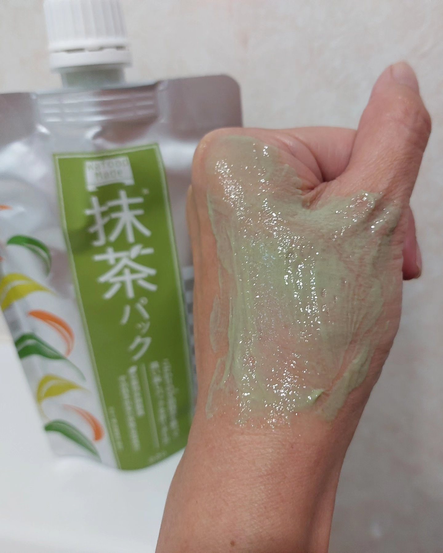ワフードメイド 宇治抹茶パック/pdc/洗い流すパック・マスクを使ったクチコミ（3枚目）
