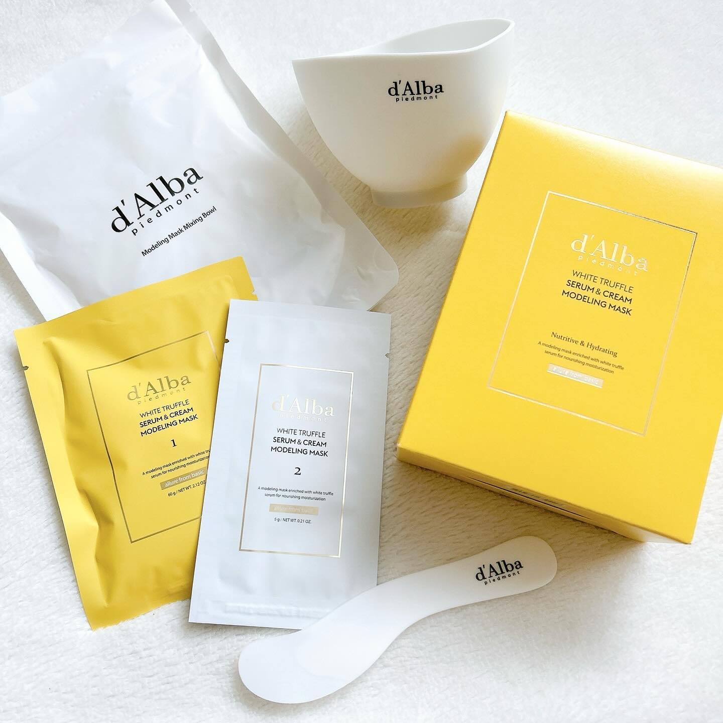 WHITE TRUFFLE SERUM & CREAM MODELING MASK/ダルバ/その他スキンケアを使ったクチコミ（1枚目）